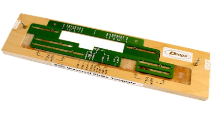 Denpo DEN-STR-T-18 Strike Template for Doors
