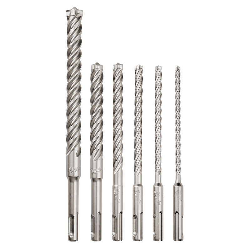 Milwaukee MIL-48-20-7499 SDS-PLUS 4CT MX4 6-Piece Bit Set