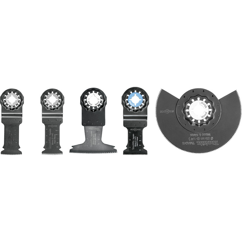 Makita MAK-B-67197 Oscillating Multi-Tool 5pc Accessory Cutting Blade Set