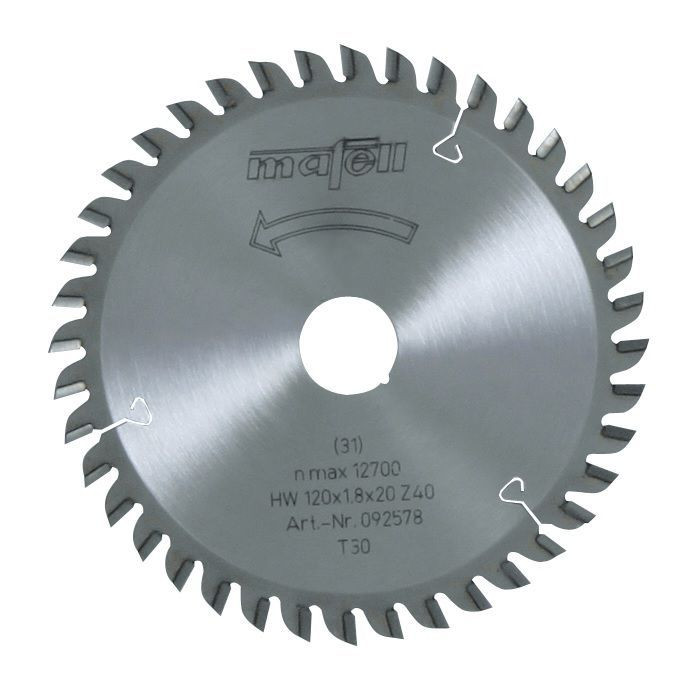 Mafell MAF-092578 120mm X 40T TCT Laminate-Cutting Saw Blade