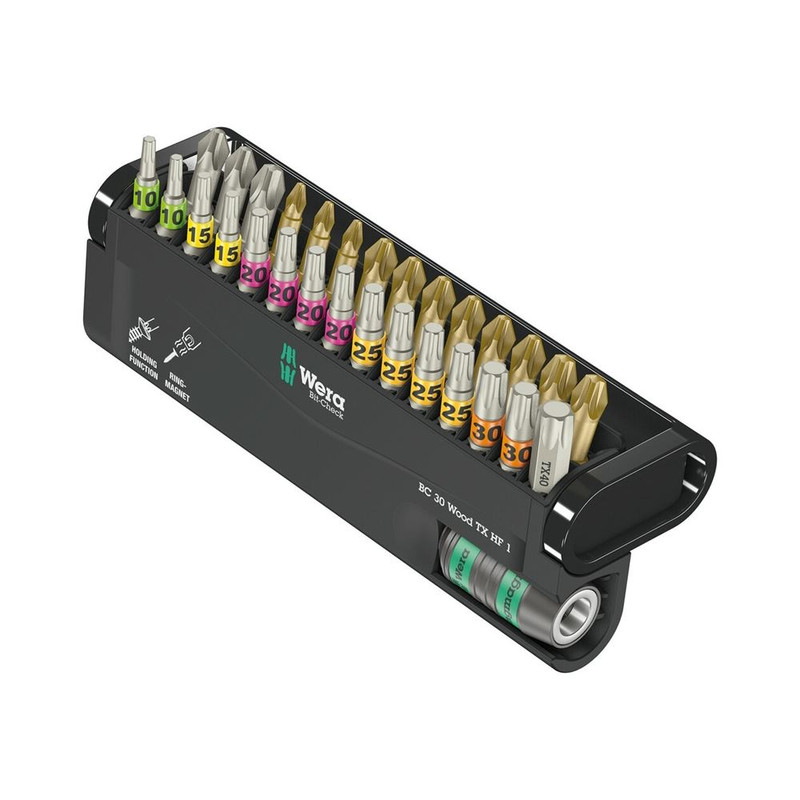 Wera Tools WERA-5057436001 Bit-Check 30 Wood Tx HF 1 (30pc)