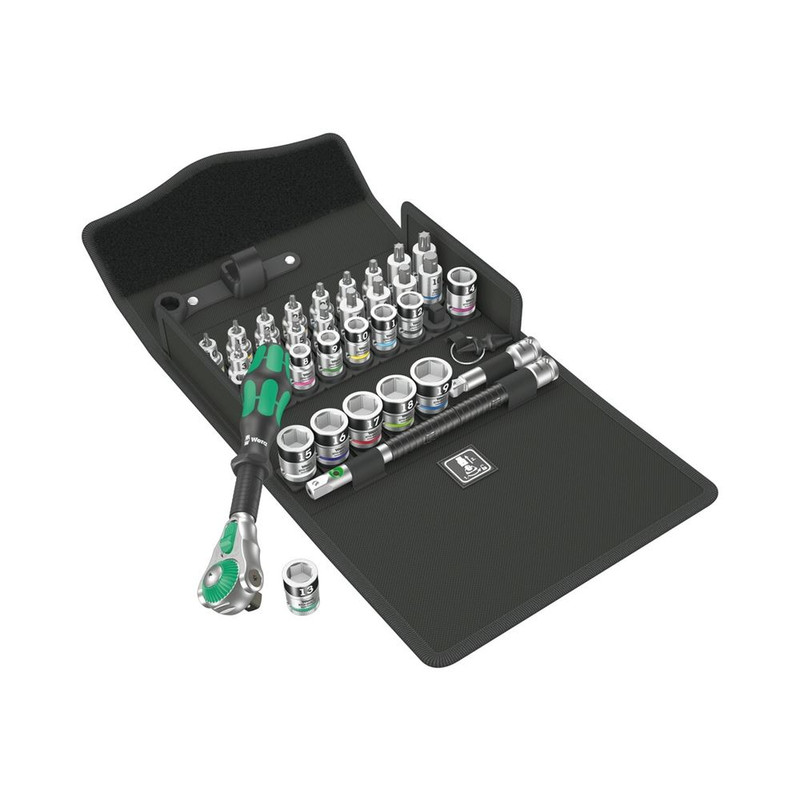 Wera Tools WERA-5003536001 3/8in Drive 8100 SB All-in Zyklop Speed ratchet set