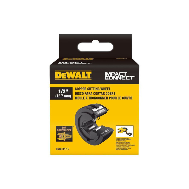 DEWALT DEW-DWACPR12 Impact Connect 1/2in Copper Cutter Wheel