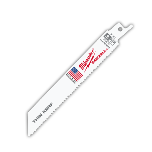 Milwaukee MIL-48-00-XX25PK-8/12TXX 25pk 8/12T Multi-material Sawzall Blade