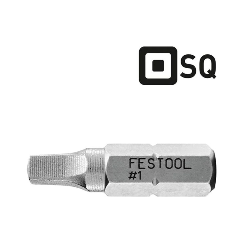 FESTOOL FES-CENT-SQ-4IN10PXX 10pk SQ 1in Insert Bit