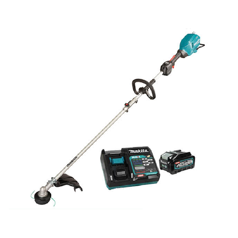 Makita MAK-UX01GZ02-T-04313 16-1/2in 40V MAX XGT Split Shaft Line Trimmer With Starter Kit