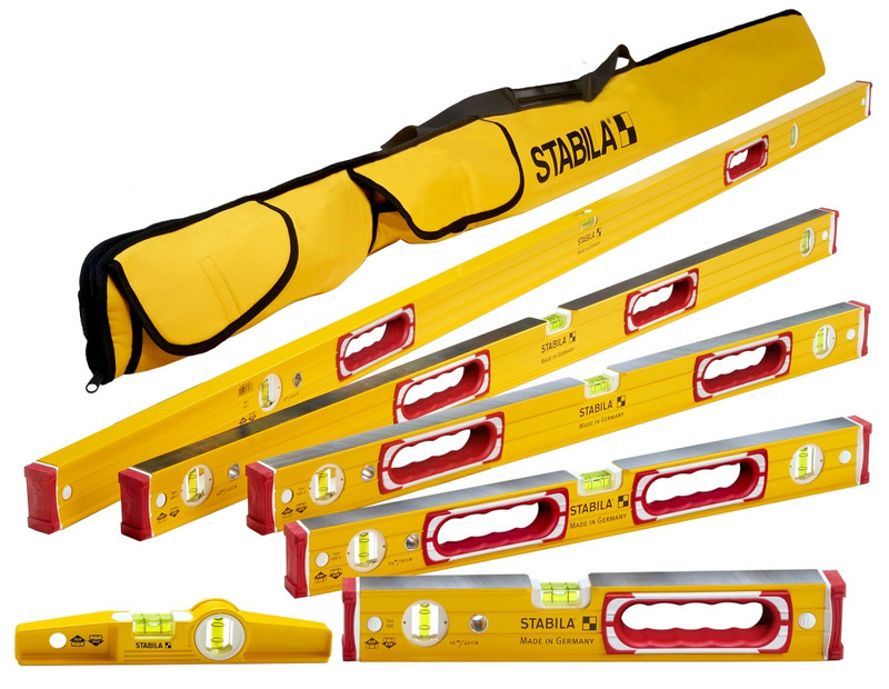 Stabila STAB-78296 Type 196 Classic 6pc Level Set and Case