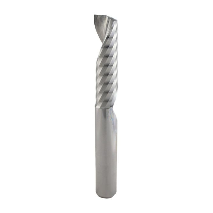 Dimar DIM-SCPL43 1/8in Dia 1/2in Upcut 1/8in Shank Solid Carbide, O Flute Spiral Bit for Plastic
