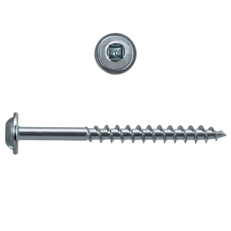 Fasteners and Fittings FF-8150SWSZLRRR 8x1 1/2 Round Socket WRS HD Particle Board