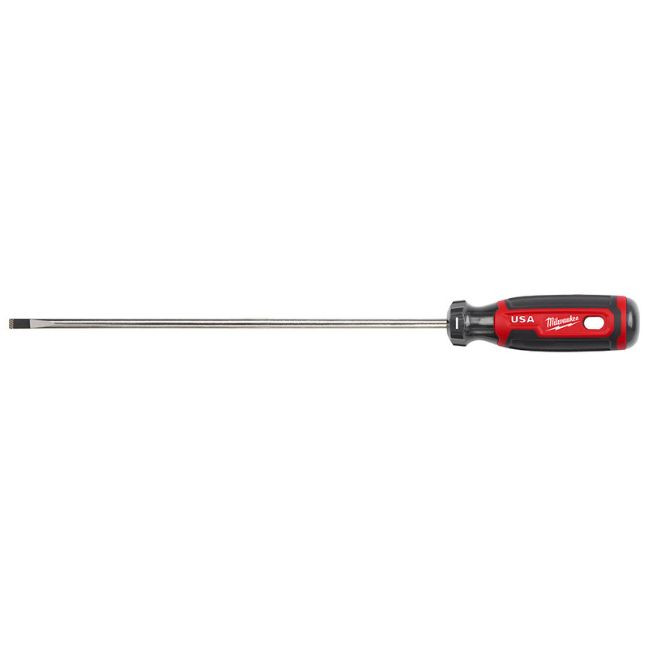 Milwaukee MIL-MT214 10 in. 1/4 in. Cabinet Screwdriver with Cushion Grip (USA)
