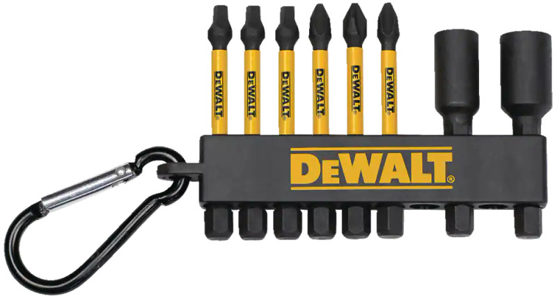 DEWALT DEW-DWA2MXC2IRCARC 2-1/4 Flex Torq Impact Screwdriver Bit Set 8pk