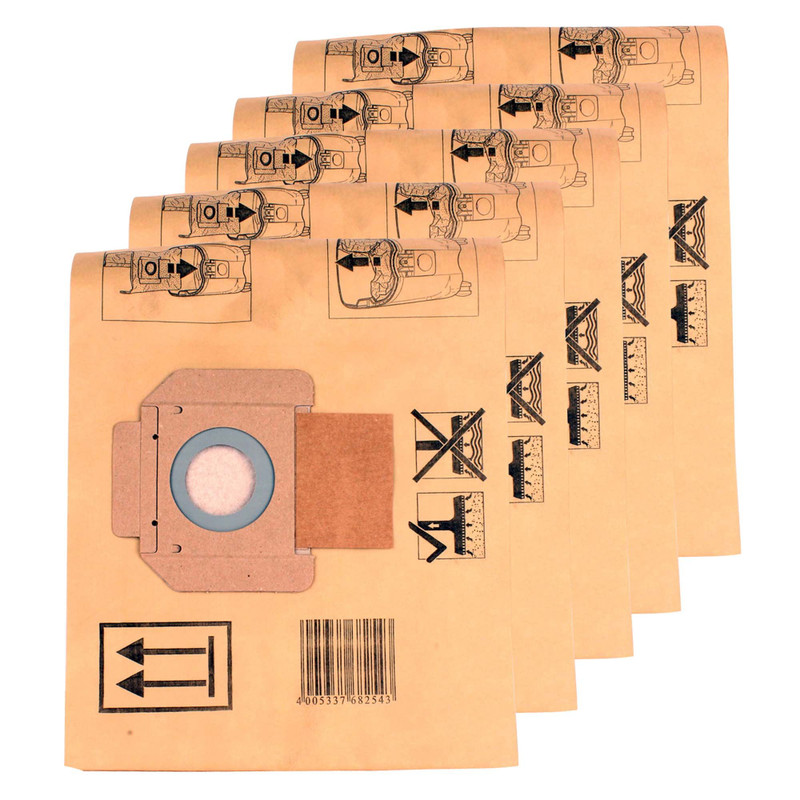 Makita MAK-P-70194 5PK Paper Filter Bags For 446L