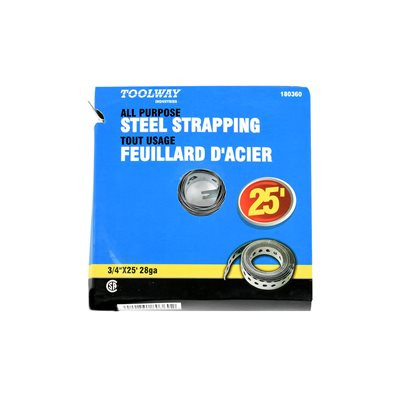 Toolway TOOL-180360 3/4in x 25ft Plumbers Strap