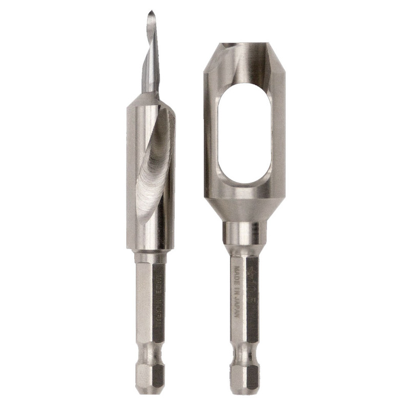 Wood Owl Drilling and Boring WO-58S-1X STAR-M Countersink and Plug Cutter Set