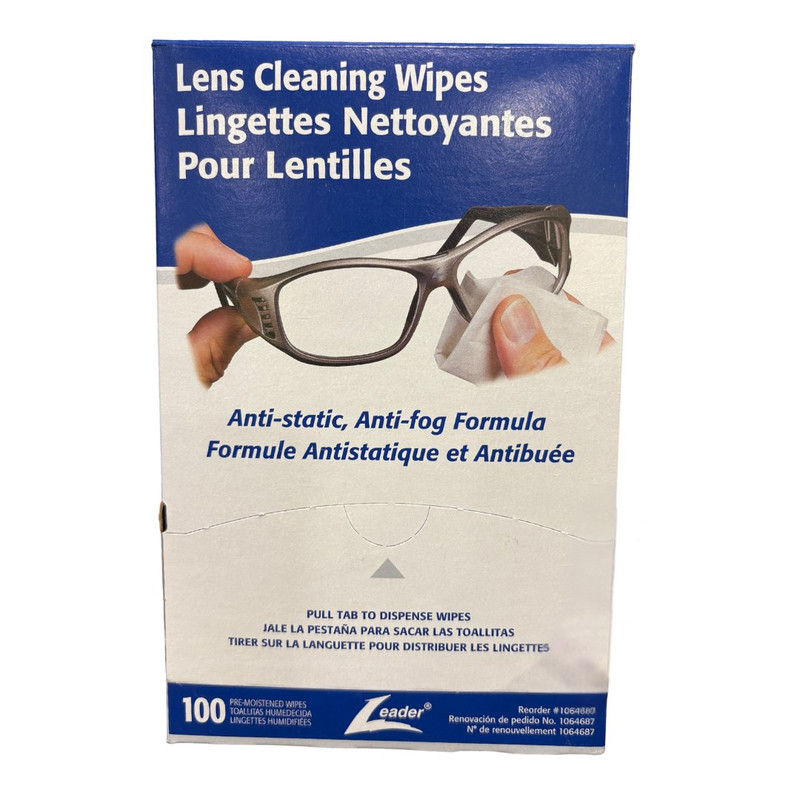 Dentec DEN-12A70 Lens Cleaning Towelettes 5 x 8in 100pk