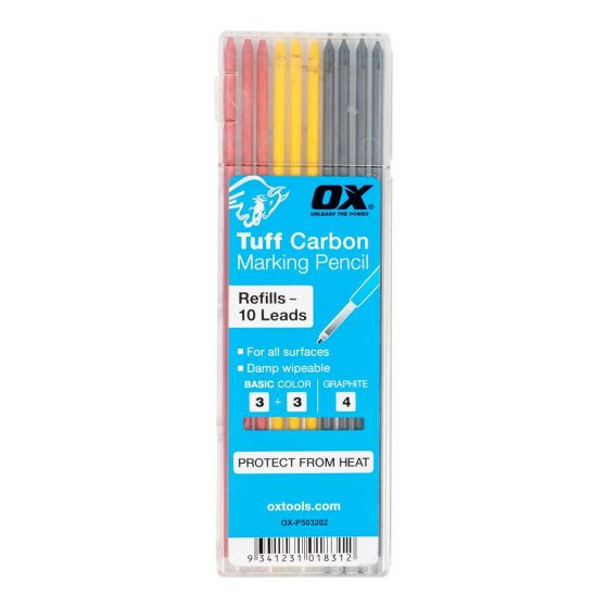 OX Tools OX-P503202 Pro Tuff Carbon Pencil Leads (10pk)
