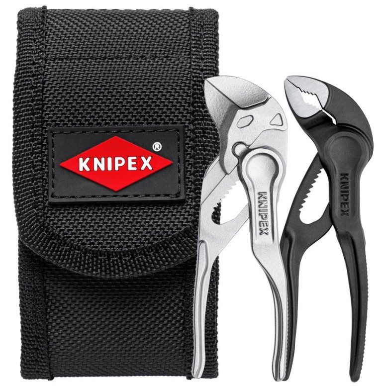 Knipex KNIP-002072V04XS 2pc Mini Pliers Set XS In Belt Pouch