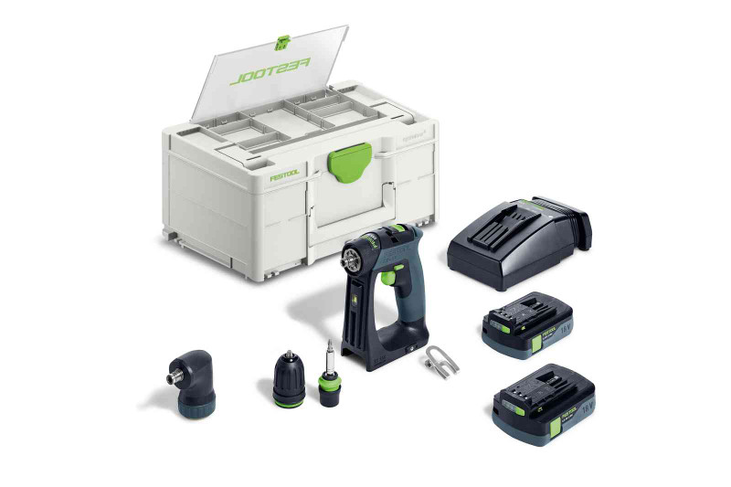 Festool FES-576889 Cordless Drill CXS 18 HPC 4,0 I-Set