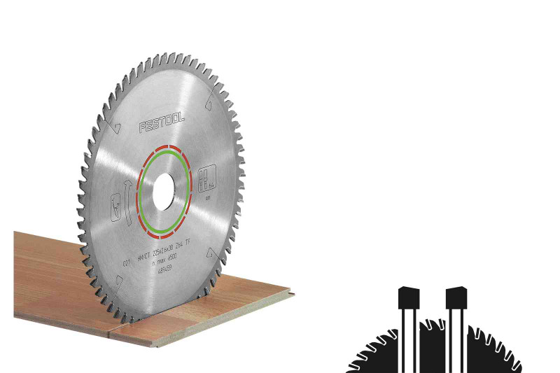 Festool FES-576930 Saw Blade Laminate/HPL 216x2, 3x30 WZ/FA60