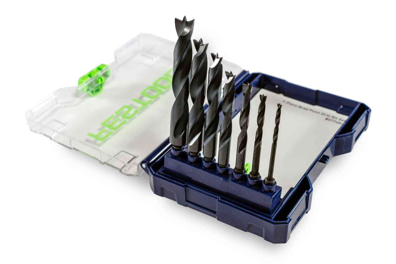 Festool FES-577483 Brad Point Drill Bit Set BKS D 1/8-1/2in CE/W/7