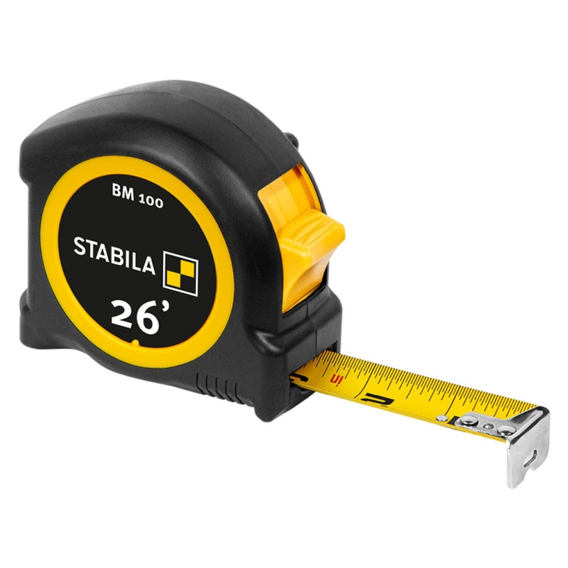 Stabila STAB-30826 Pocket Tape BM 100, cm/in Scale