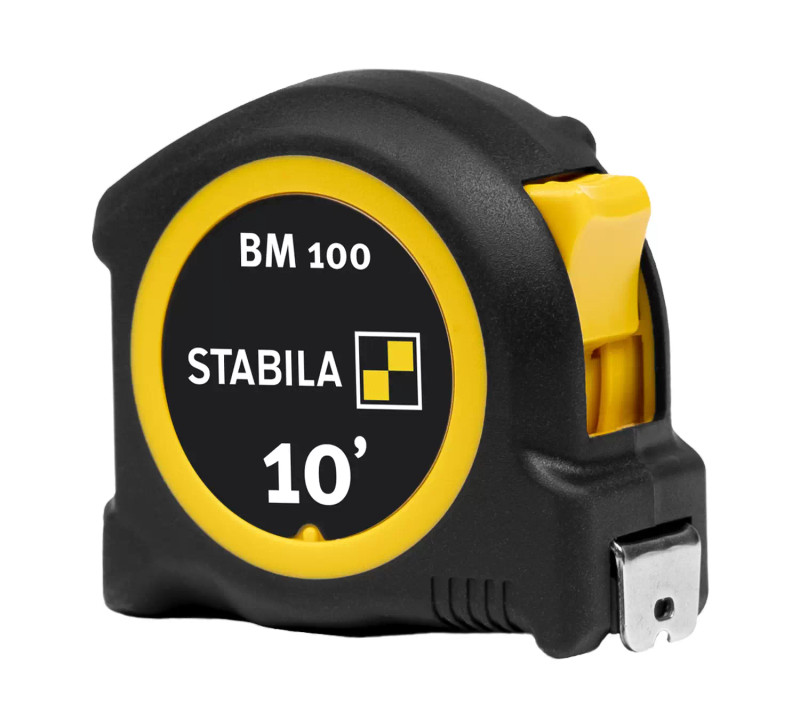 Stabila STAB-30710 BM100 Pocket Tape 10in (3 M), Imperial