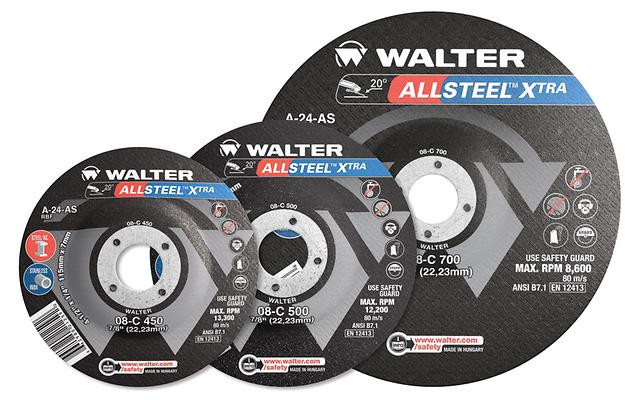 Walter Surface Technologies WAL-08C-7INXX 7in ALLSTEEL Grinding Disc