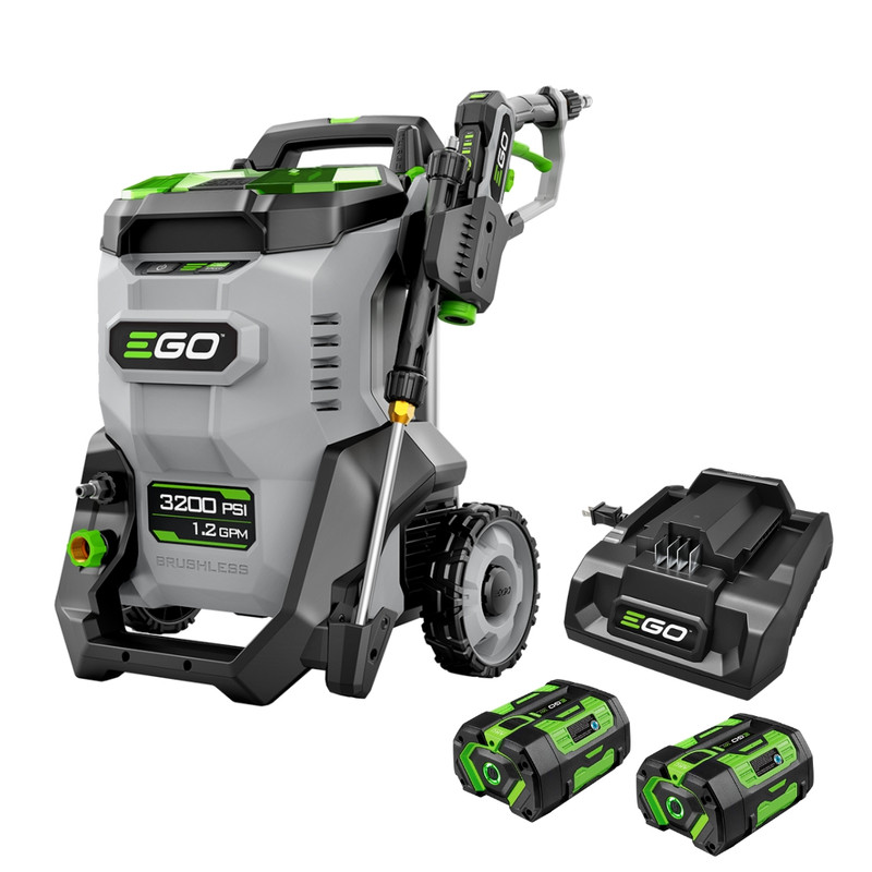 EGO Power EGO-HPW3204-2 56V 3200PSI Cold Water Pressure Washer 2x 6.0Ah Kit