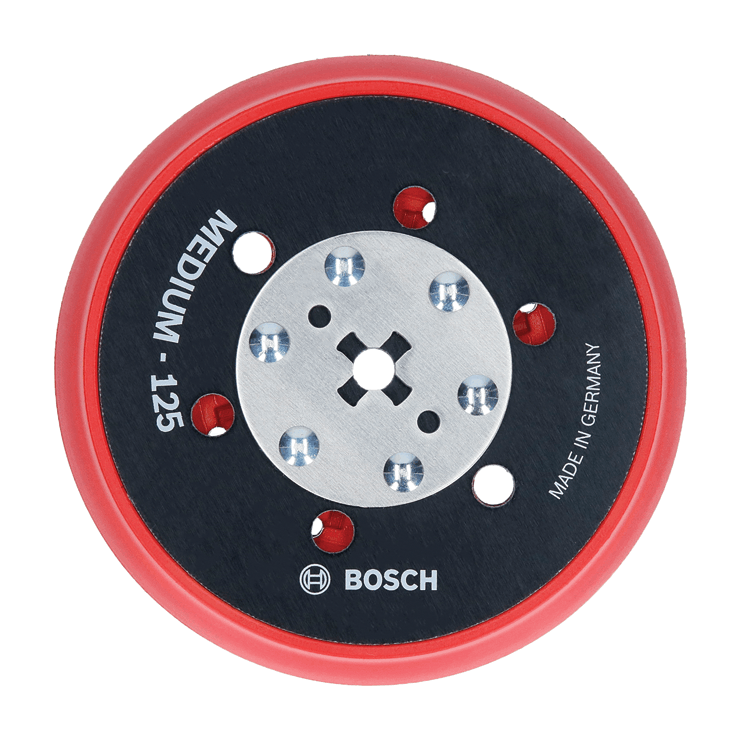 Bosch BOS-RSM5045 5In Medium Hook and Loop Multi-Hole Sanding Pad