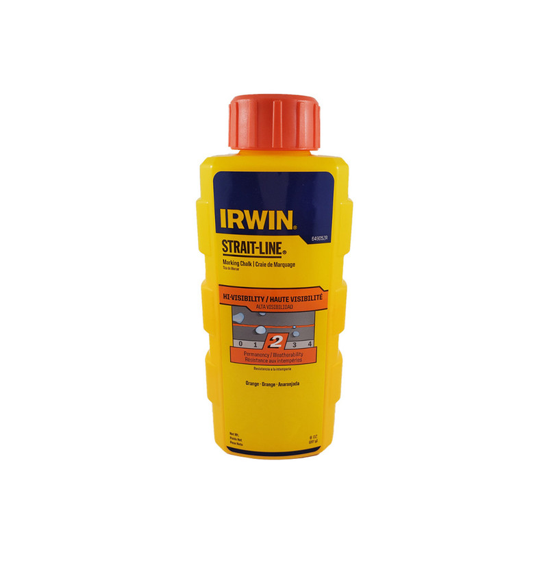 Irwin IRW-64905ZR 8oz Fluorescent Orange Chalk