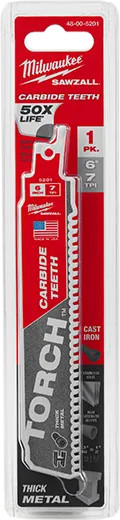 Milwaukee MIL-48-00-520X1PK 1pk The Torch C/T Sawzall Blade