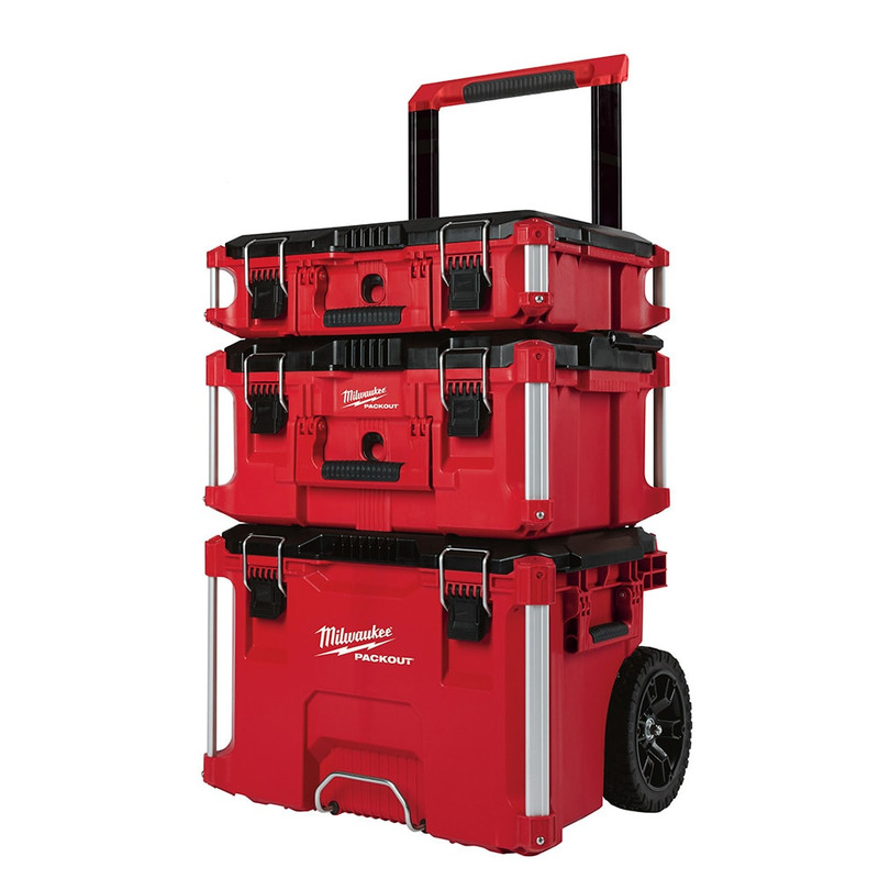 Milwaukee MIL-PACKOUT-STACKOUT 3-Piece Tool Box Packout Storage System
