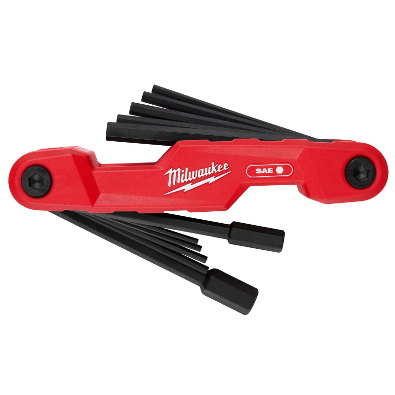 Milwaukee MIL-48-22-2180 11 Key Electrician's Folding Hex Key Set SAE