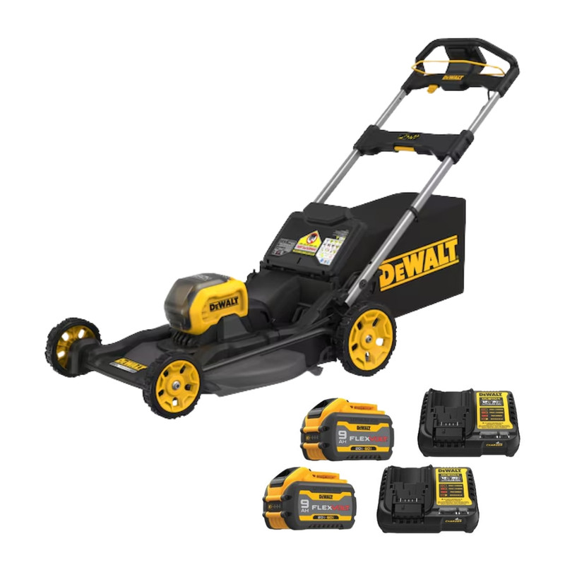 DEWALT DEW-DCMWP600X2-CA 60V MAX 21in Cordless Brushless Push Mower 9.0Ah Kit