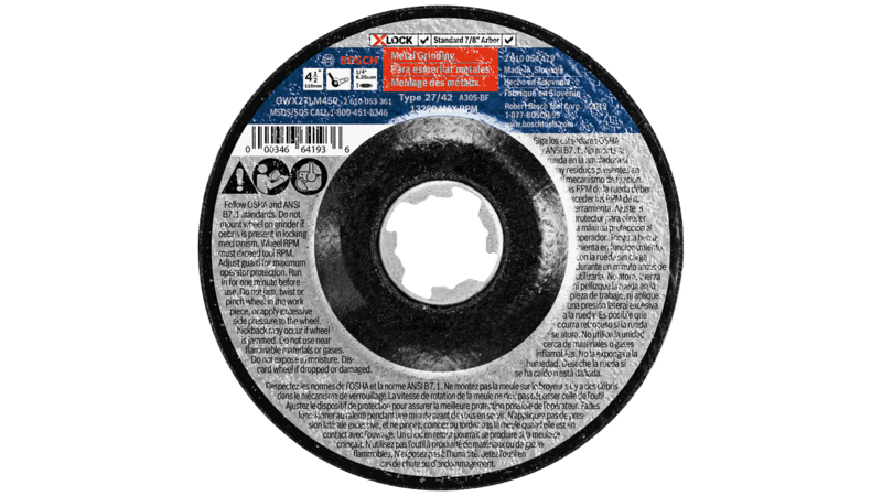 Bosch BOS-GWX27LM X-Lock Grinding Disc