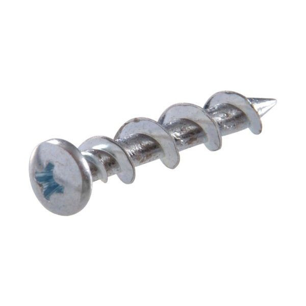 Fasteners and Fittings FF-SWDCPRS 1/4in x 1-1/4in Pan Socket Wall Anchor, Zinc, 100-Pack