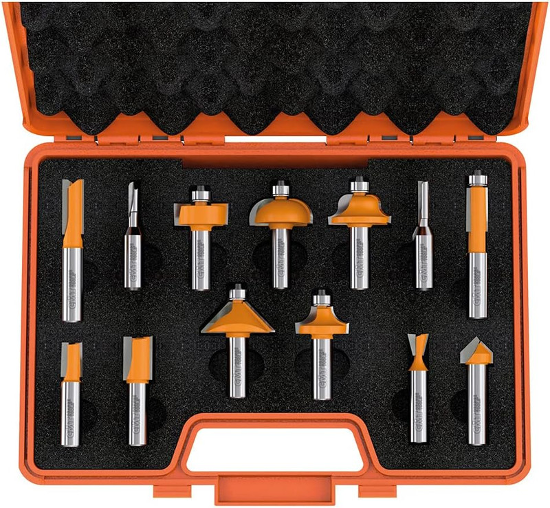 CMT CMT-80050511 13pc 1/2in Shank Router Bit Set