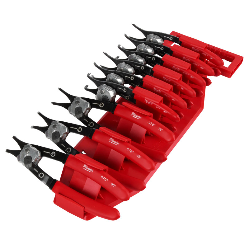 Milwaukee MIL-48-22-6539 9PC Snap Ring Pliers Set