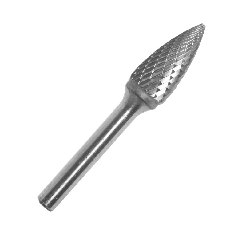 Champion CHAMP-USG5-IPAC Tree Radius End Double Cut Carbide Burs 1/2 x 1 x 1/4in