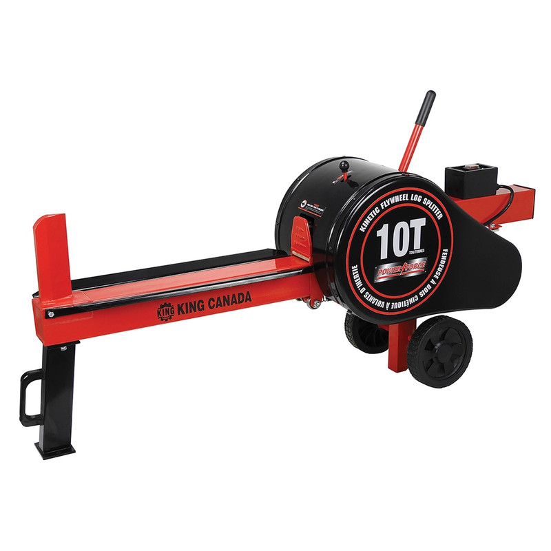 King Canada KING-KC-10LS 10 Ton Kinetic Flywheel Log Splitter