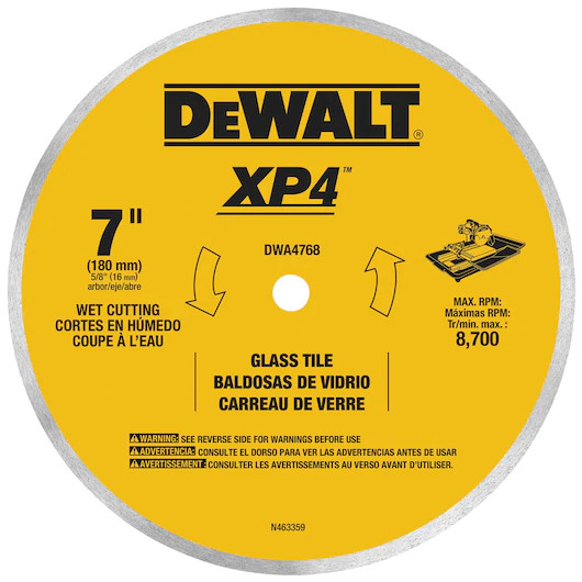 DeWalt DEW-DWA476X XP4 Glass Tile Blades