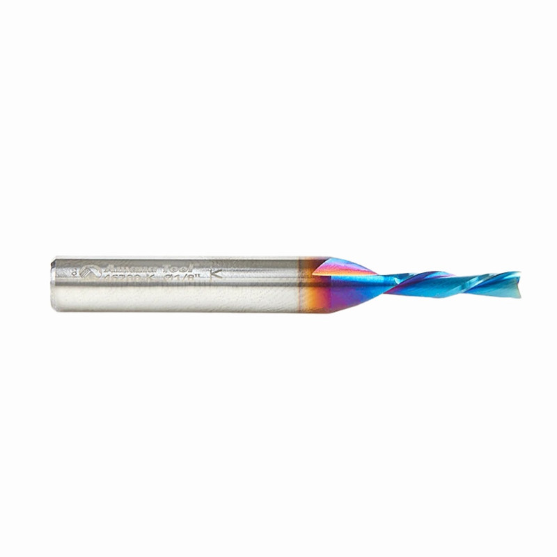 Amana Tool AMA-46200-K Spektra Spiral Plunge 1/8in Down-Cut Router Bit, 1/4in Shank