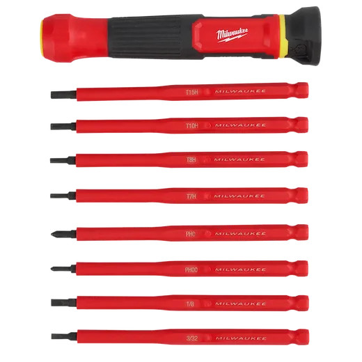 Milwaukee MIL-48-22-2217 8-in-1 1000V Insulated Precision Multi-Bit Screwdriver