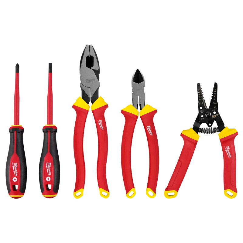 Milwaukee MIL-48-22-2215 5 PC 1000V Insulated Hand Tool Set