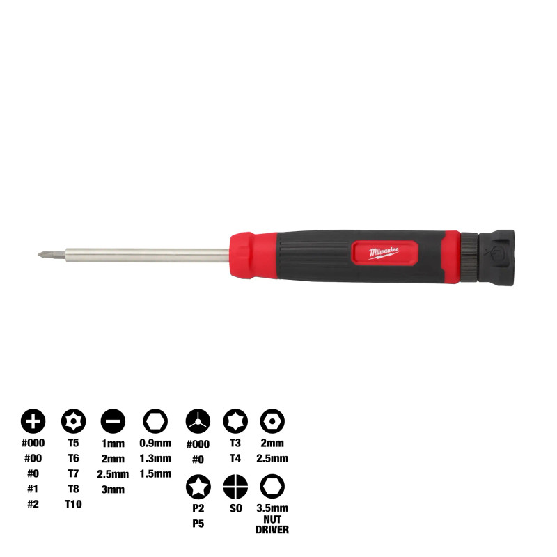 Milwaukee MIL-48-22-2934 27-in-1 Security Precision Multi-Bit Screwdriver