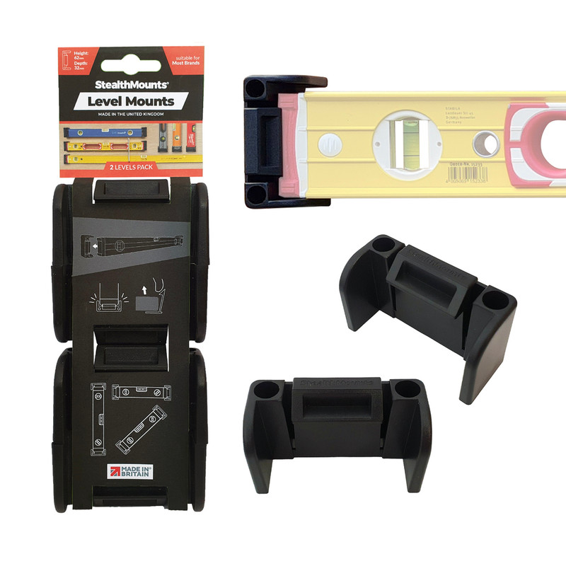 StealthMounts SM-OM-LM-BLK-2 Level Holder Black 2-Pack