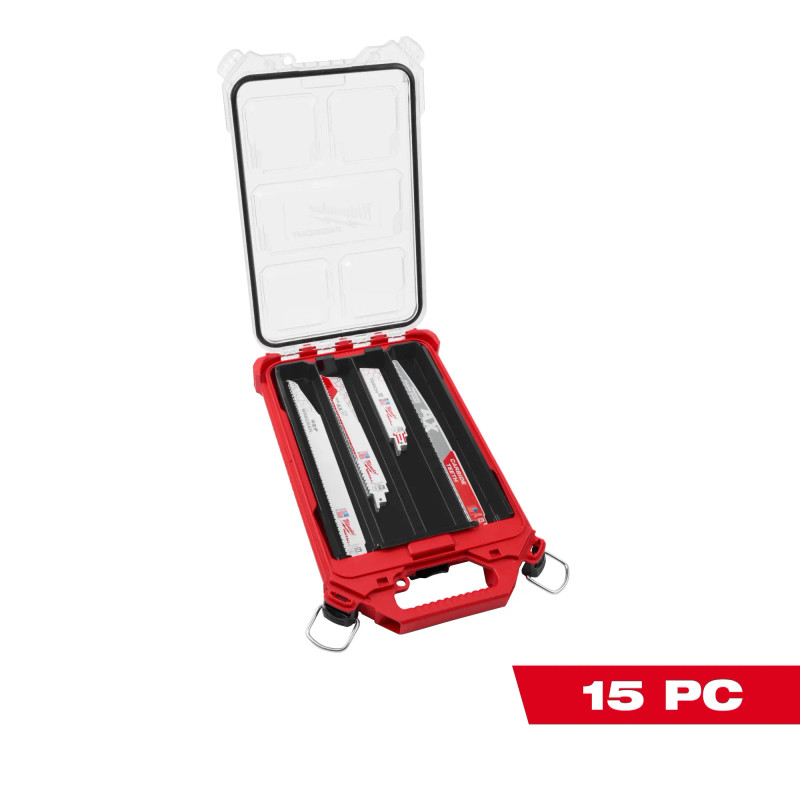 Milwaukee MIL-49-22-5641 15PC SAWZALL Blade PACKOUT Kit