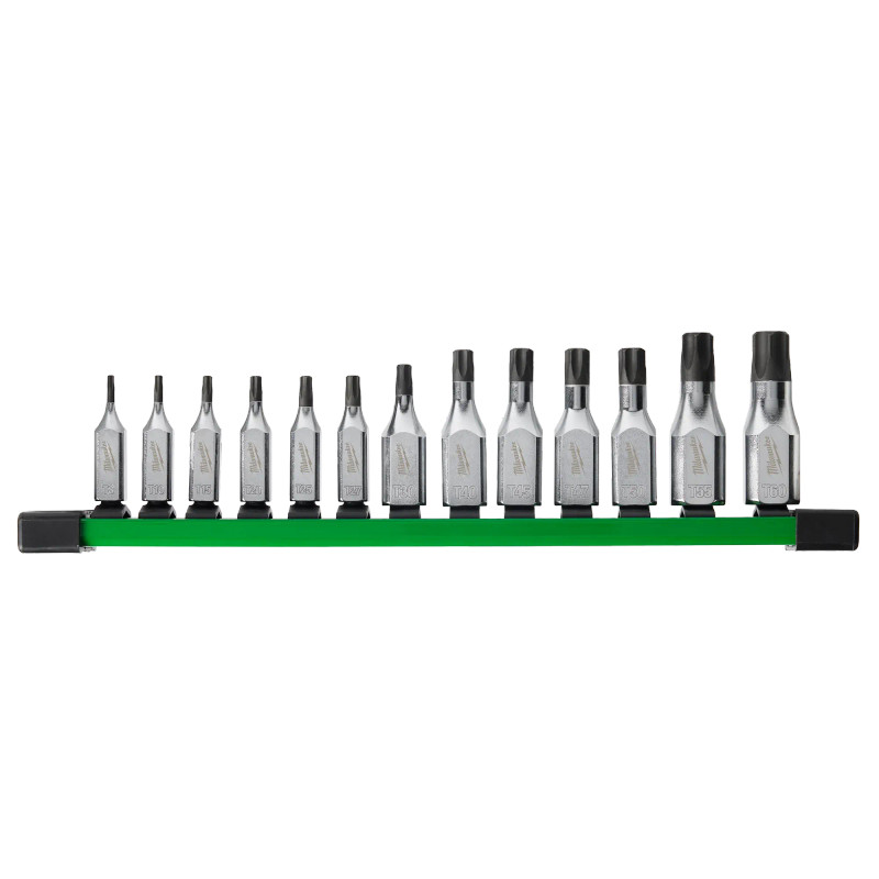 Milwaukee MIL-48-22-9532 13pc 1/4in and 3/8in Drive TORX Bit Socket Set