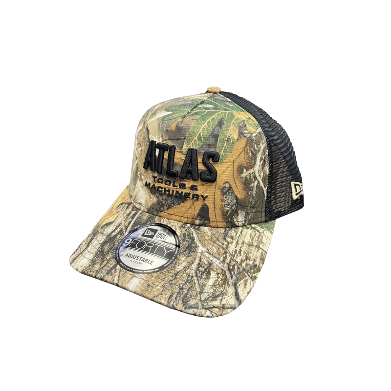 Atlas HAT-ATL-REALTREE-BLK 940AF New Era Truck Atlas Real Tree