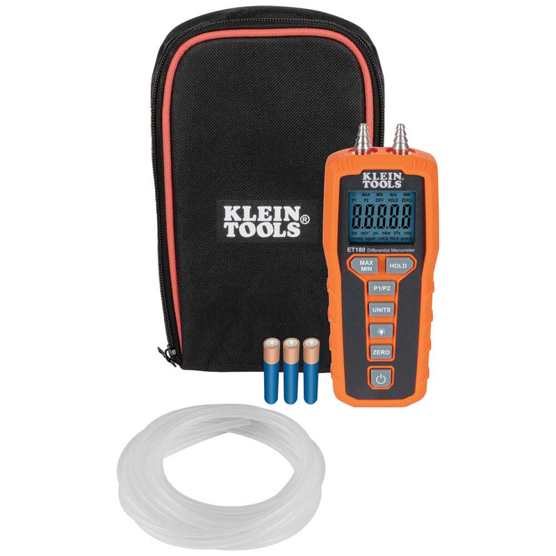 Klein Tools KLE-ET180 Digital Differential Manometer